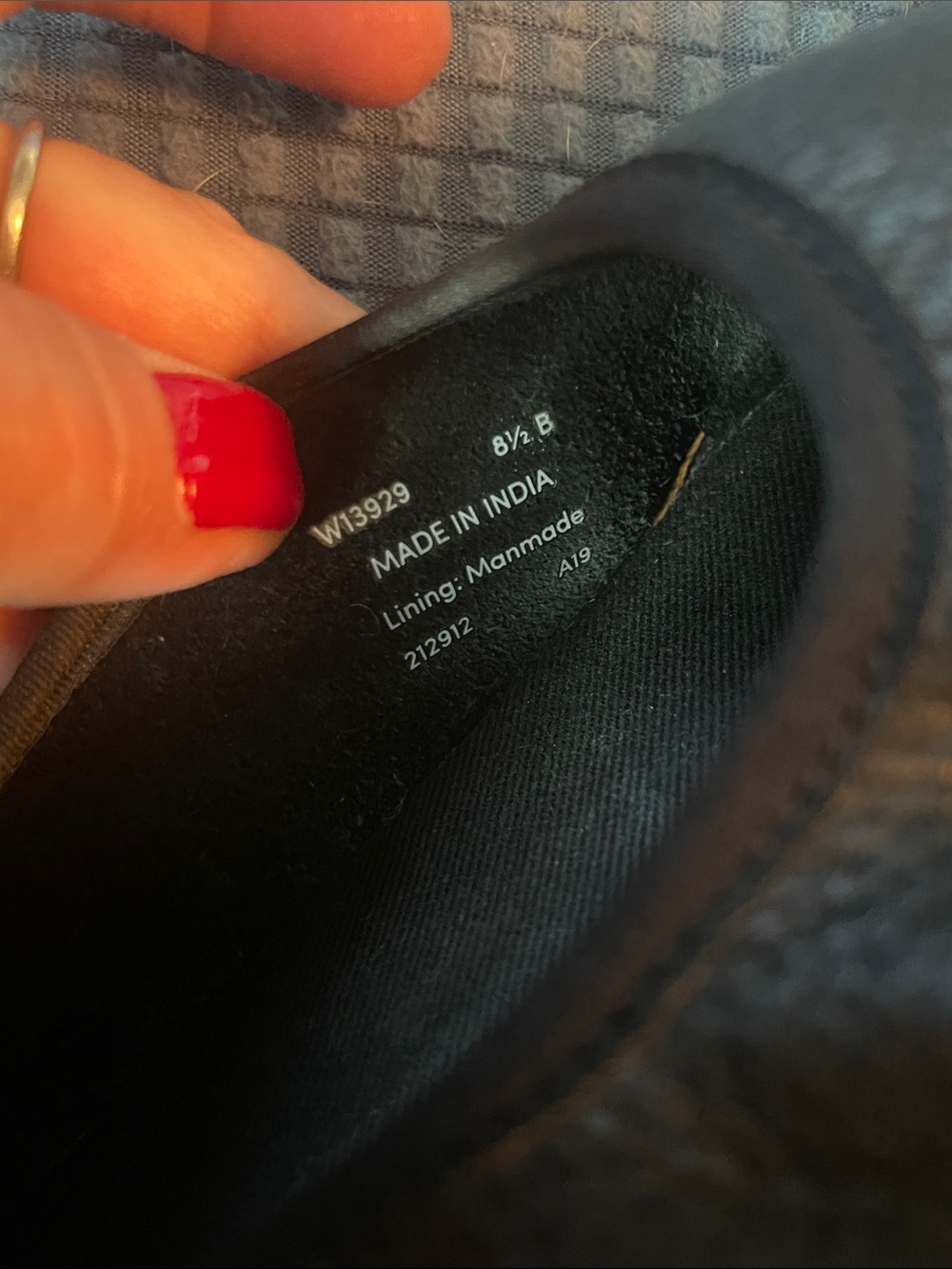 Cole Haan Black Leather Slip-On Women's Ballet Flats - Picture 3 of 6